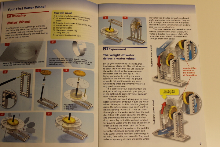 Thames & Kosmos Hydropower Science Kit: Instruction Manual Example