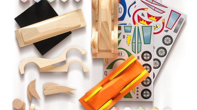 Wood Building Kits for Kids: Build and Paint Your Own Wooden Cars