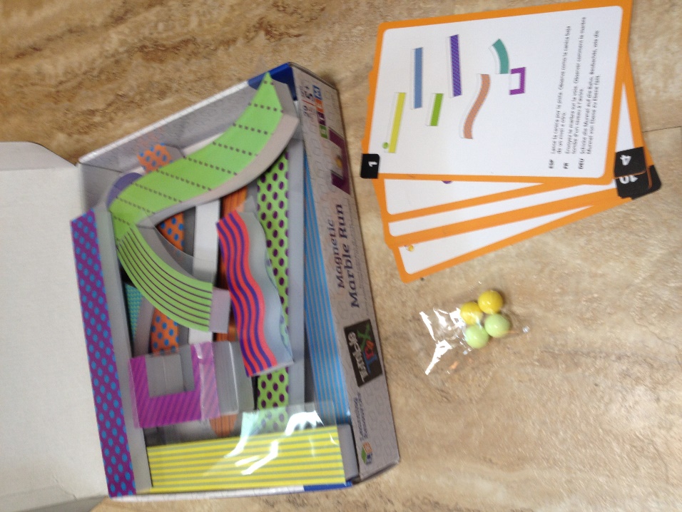 Tumble Trax Marble Run Contents