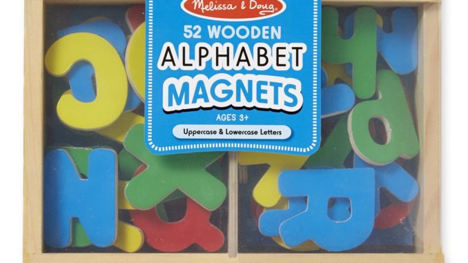 Melissa and Doug Wooden Alphabet Magnets